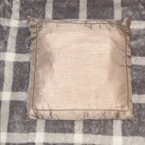 Elegant Tan Throw Pillow